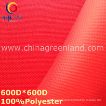 Tissu imperméable en polyester résistant à l&#39;imperméable en polyester Oxford pour sac à vêtements (GLLML306)